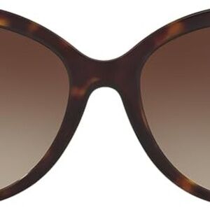 Michael Kors MK2045 Jan Sunglasses, Dark Tortoise/Brown Gradient, 55 mm
